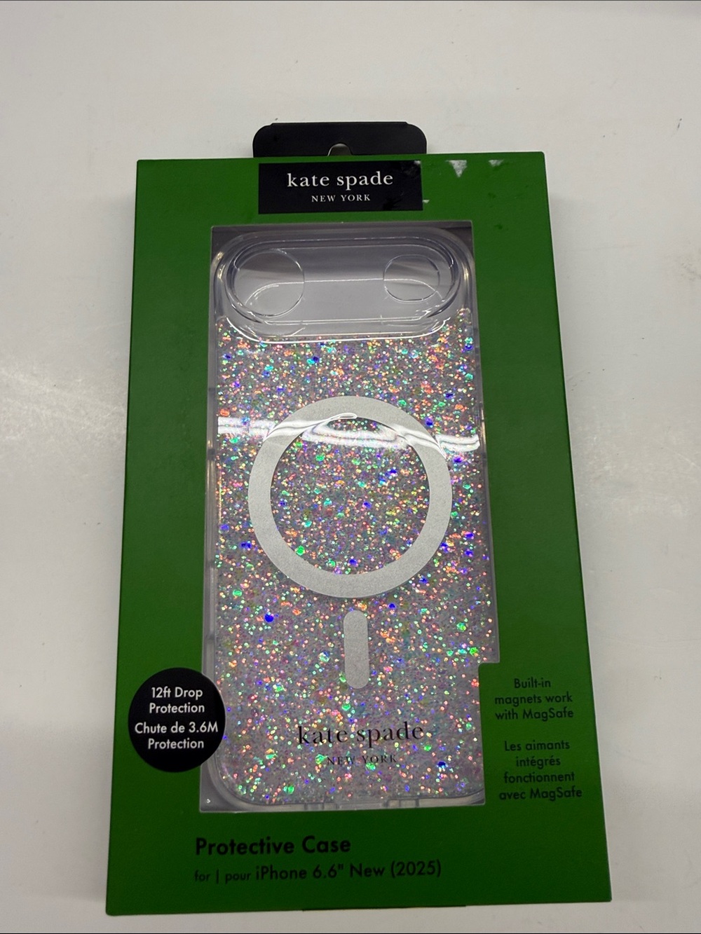 NEW Kate Spade Glitter MagSafe Phone Case iPhone 6.6 2025